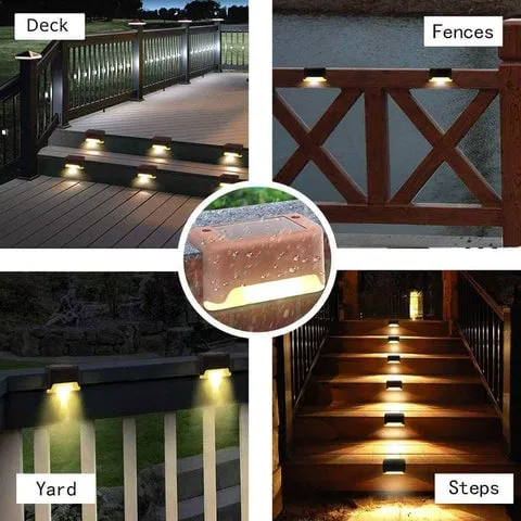 Waterproof Outdoor Solar Deck Lights | Pack of 5
